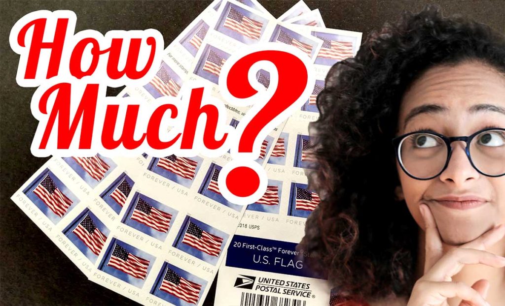 how much is a book of stamps