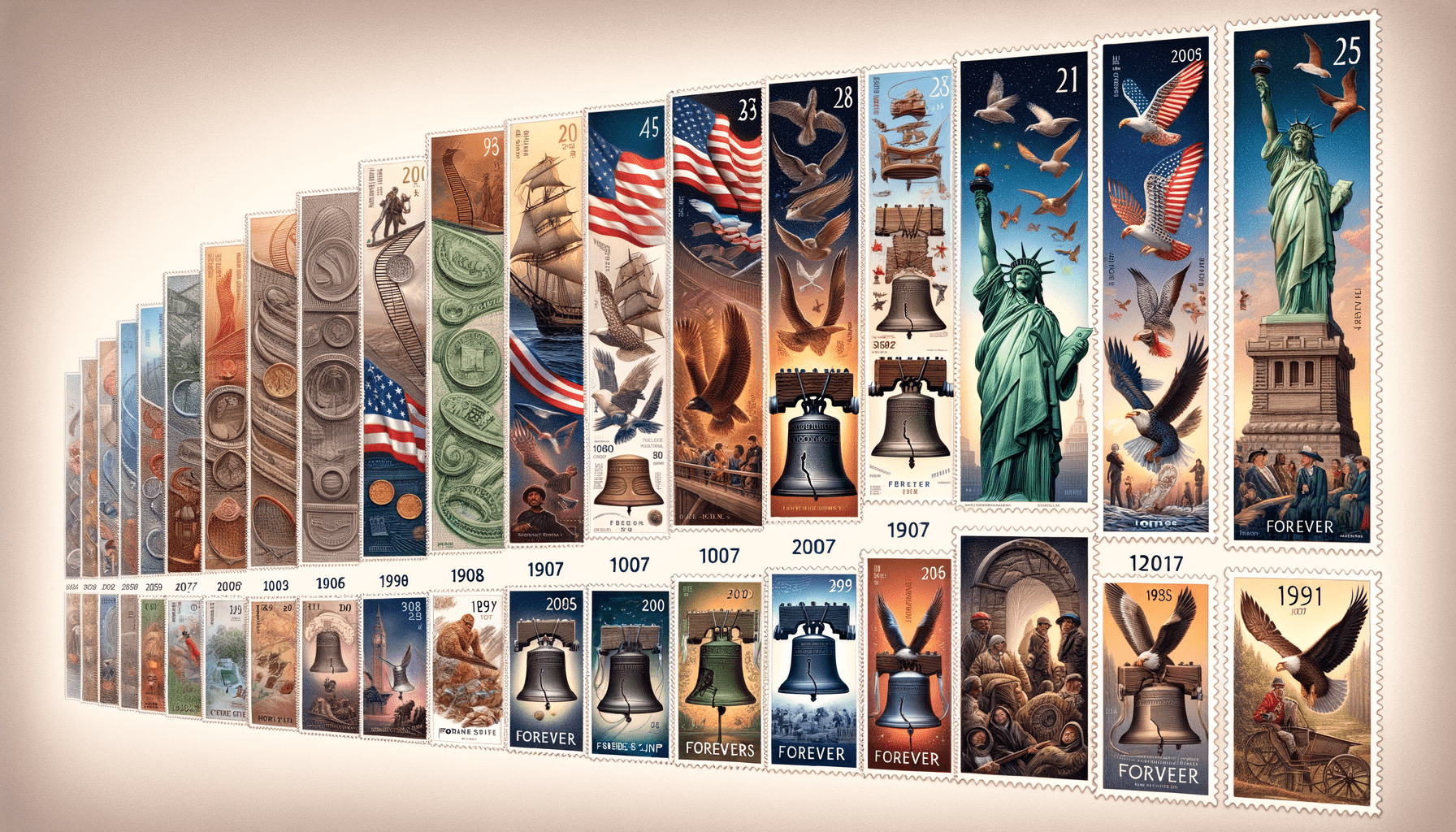 The Entire History Of Forever Stamps