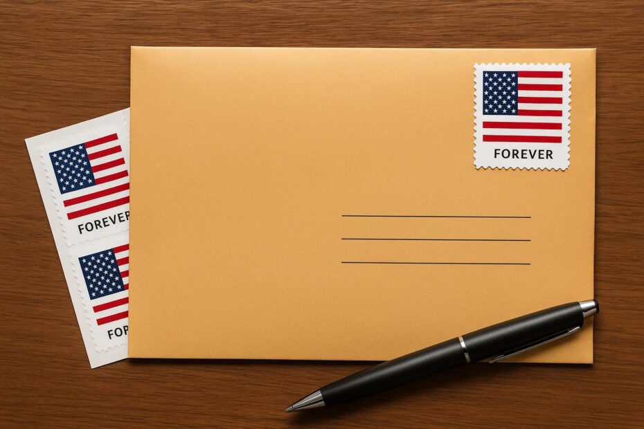 manilla envelope postage guide