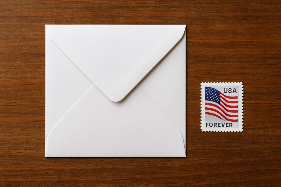 how many forever stamp for a square envelope