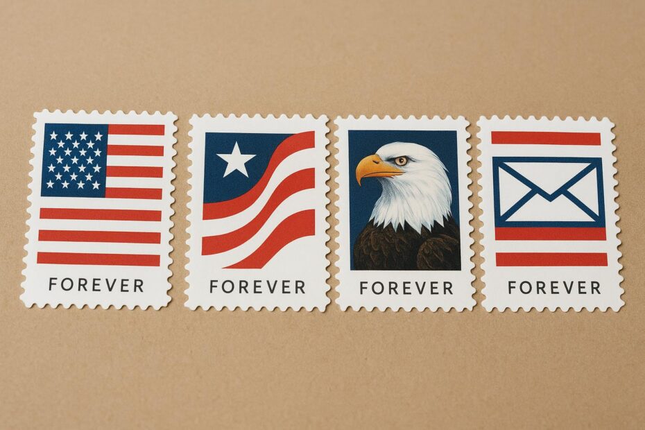 design evolution of forever stamps