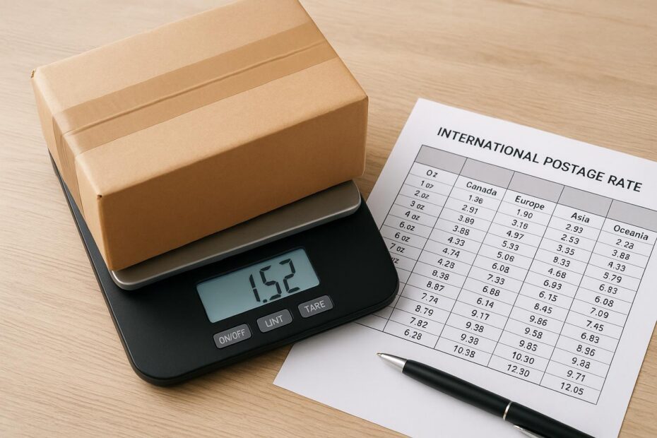 international weight-based postage guide
