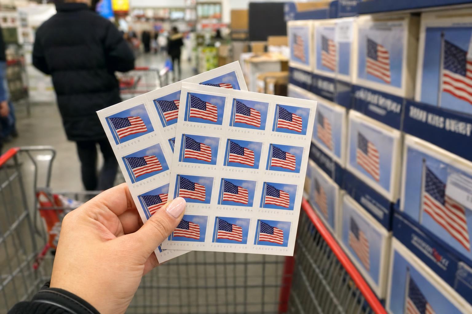 costco postage stamps availability